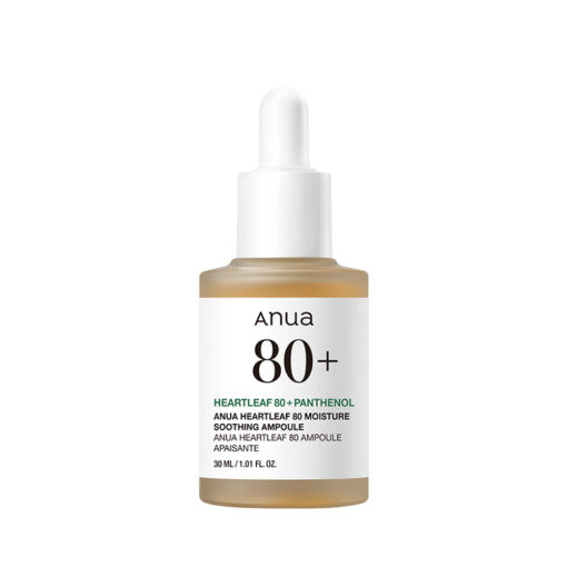 Anua HEARTLEAF 80% MOISTURE SOOTHING AMPOULE 30ml - LUUELA