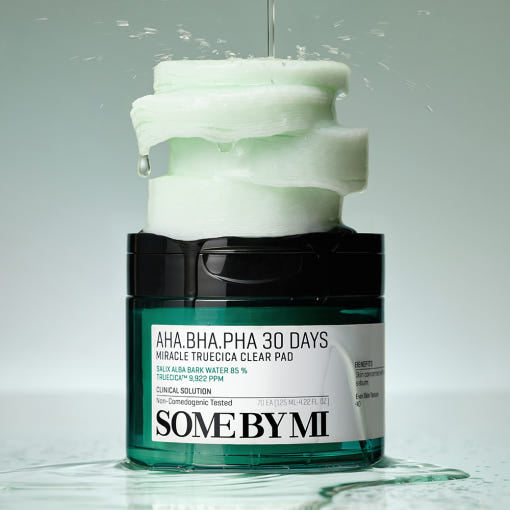 [SOME BY MI] AHA-BHA-PHA 30Days Miracle Truecica Clear Cleansing Pad (70ea/125ml) - LUUELA