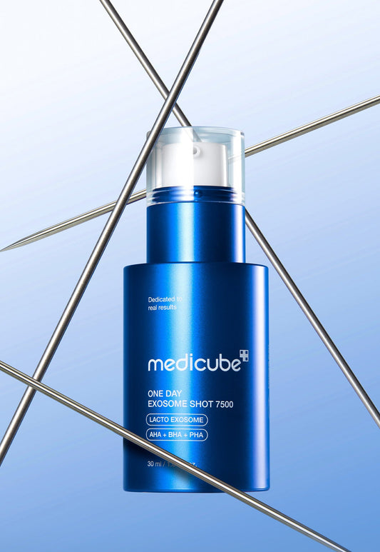 medicube One Day Exosome Shot Pore Ampoule 7500 30ml - LUUELA